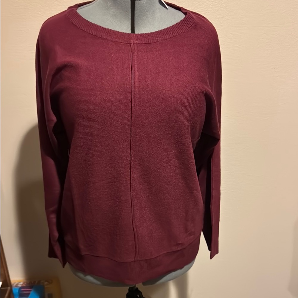 Women's Burgundy Sweater